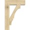 Ekena Millwork Balboa Block Rough Sawn Bracket w/ Offset Brace, Douglas Fir, 8"W x 26"D x 38"H BKT0806X26X38BOA05RDF - alternate 2